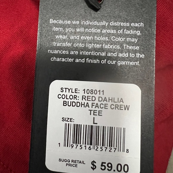 True Religion Buddha Puff Print Crew Tee (Online Exclusive) Style# 108011 - sz L - Picture 4 of 14